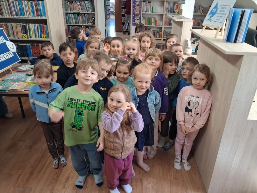 Grupa Zajączków na zajęciach ekologicznych
